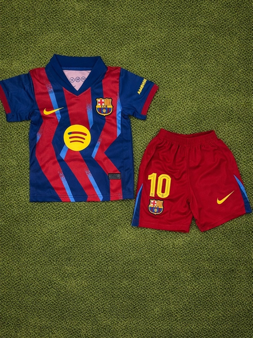 Lamine Yamal FC Barcelona Kids Jersey & Shorts Set